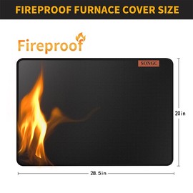 Stove Top Covers For Electric Stove Mat, Heat-Resistant Glass Surface Cover Fireproof Waterproof Oilproof 28.5 X 20 Inches Black