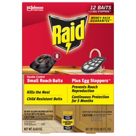 Raid Roach Killer Baits, Plus Egg Stoppers, 12 count