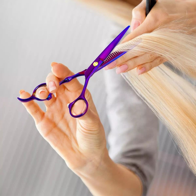 XUGOU Juegos De Tijeras Profesionales Para Cortar El Cabello De...