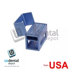 SHARK HOUSE BRAND - 212#Alluminum Bur Blocks 18 HP holes for sterilizing  #212# 416691