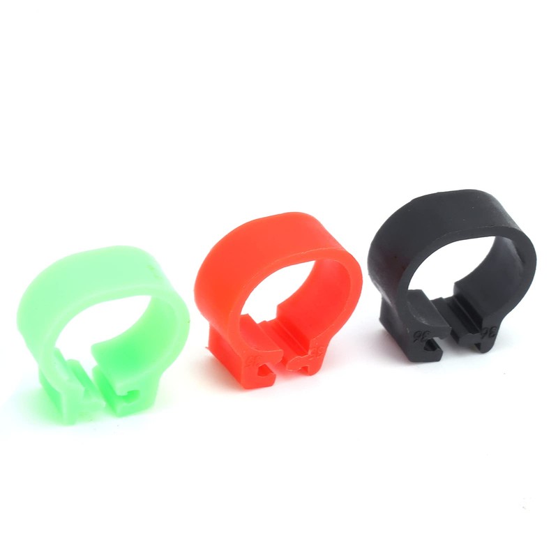 200PCS Pigeons Leg Rings Lightweight Compact Foot Bands Colorful Chicken