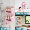 TAILI Shower Caddy Suction Cup 2 Pack, Heavy Duty Bathroom