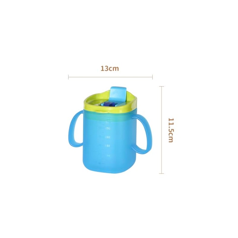 BCDHAMATE Adult Sippy Cups for Elderly, 280ml Spill Proof Cups