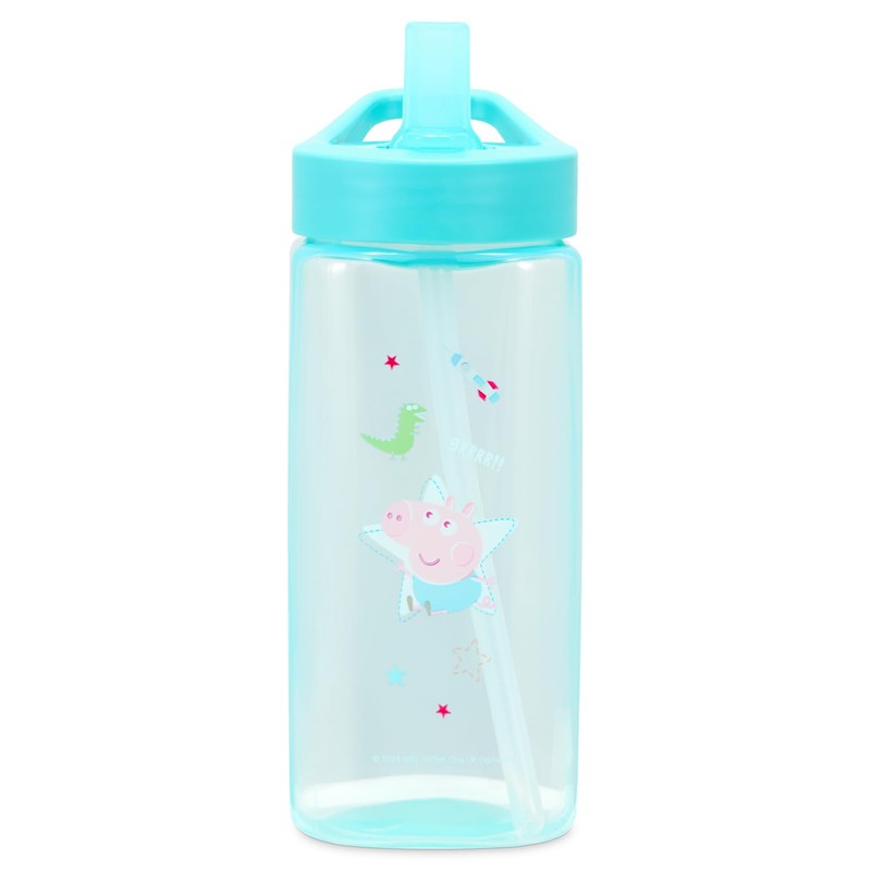 Toddler Cutlery Set, Square Straw Sipper 420ml, Fork & Spoon,