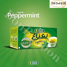 ISIS Natural Egyptian Peppermint Herbal Tea Healthy Daily Life Style Teabags Drinks To Carry It Everywhere For Perfect Start نعناع ( 20 Bags )