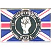 GBJUK Northern Soul Union Jack Enamel Pin Lapel Badge with