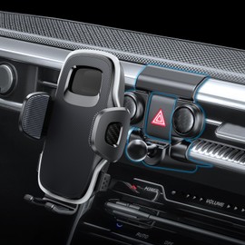 ELOHEI for kia k5 Phone Holder with Custom Base, Car Phone Mount for kia k5 2020 2021 2022 2023 2024 2025 Car Accessories (HE05)