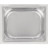 Vogue Heavy Duty Stainless Steel 1/2 Gastronorm Tray 4 Litre/Depth: