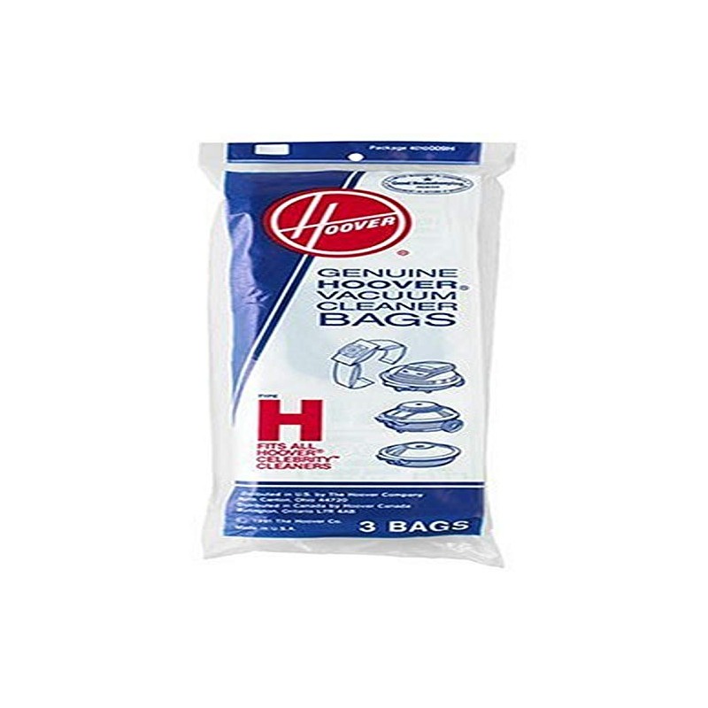 Hoover Vacuum Cleaner Bags for Celebrity Canister Vacs, Pack of