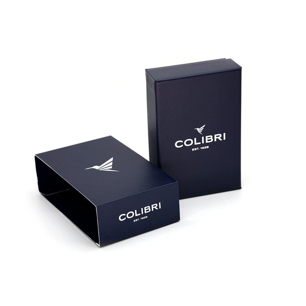 Colibri SV-Cut Cutter - V-Cut & Straight Cut (2 in 1) - Stainless Steel Blade with Spring-Loaded Release - for up to a Large 60+ Ring Gauge - Ergonomic Design & Gift Box - Black