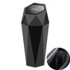 ZENOVA X Car Bin with Lid, Diamond Design Mini Car