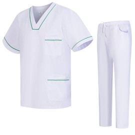 MISEMIYA Unisex Medical Scrubs, Green 22