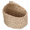 Hanging Basket Seagrass Woven Wall Hanging Storage Basket Organizer for