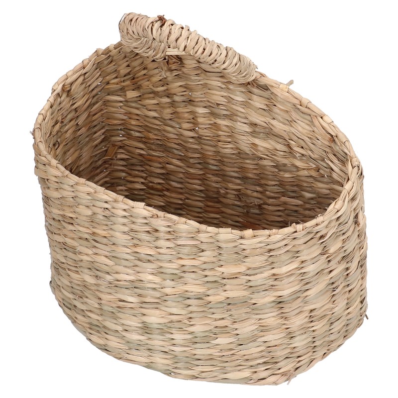 Hanging Basket Seagrass Woven Wall Hanging Storage Basket Organizer for