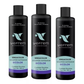 Yefrem Kit 3 Pz Shampoo Bicolor Yefrem Profesional 300ml