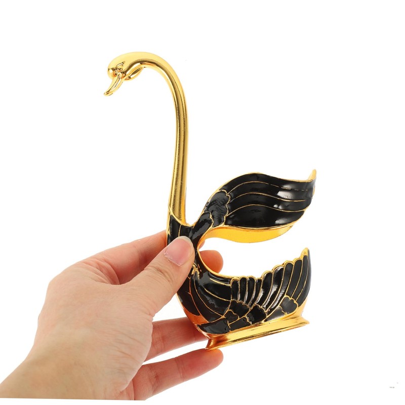 iplusmile Swan Style Coffee Spoon Holder Elegant Dessert Spoon Base