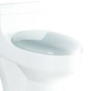 EAGO R-108SEAT Replacement Soft Closing Toilet Seat for TB108, White,