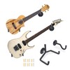 WESOLO Electric Guitar Wall Hanger Ukulele Wall Mount Slatwall Horizontal