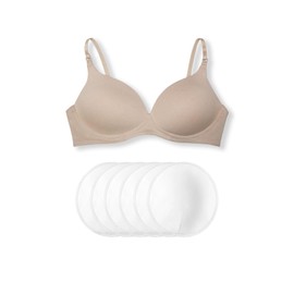 9 MONTHS 9months Set de Brasier y Protector de Lactancia para Mujer 3816 Moka, 36C