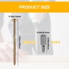 Wood Screws Torx Screws Set, 5.0 x 90 mm Decking
