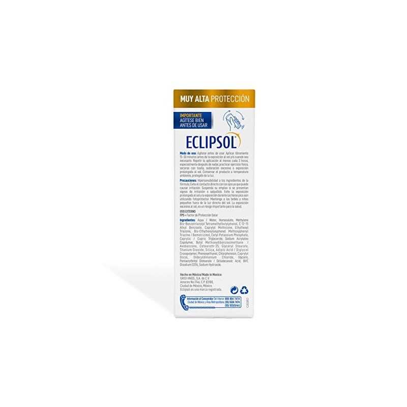 Eclipsol - Ultra Crema de Bolsillo, FPS 50+, Protector Solar