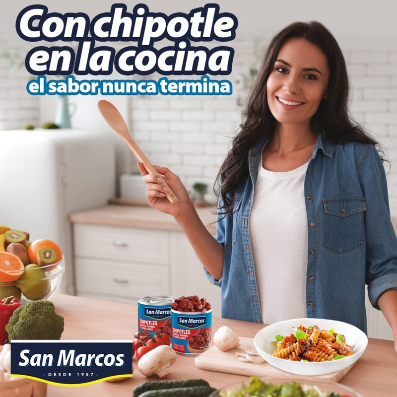 San Marcos Chipotle Peppers In Adobo Sauce, 28 Ounce