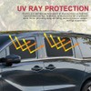 Lyxheth 2PCS Car Side Window Sunshade, Removable Window Tint, Static