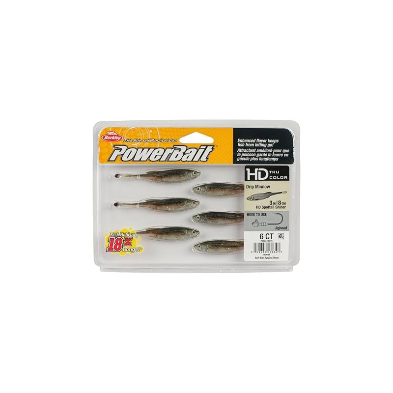 Berkley PowerBait Drip Minnow Fishing Soft Bait