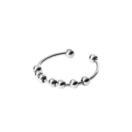 Purelei® Shade Anxiety Ring - Waterproof Women's Ring Made of Durable Stainless Steel - Adjustable Rings from Size 50 to 66 - Fashion Jewellery for Your Individual Look, Gemstone