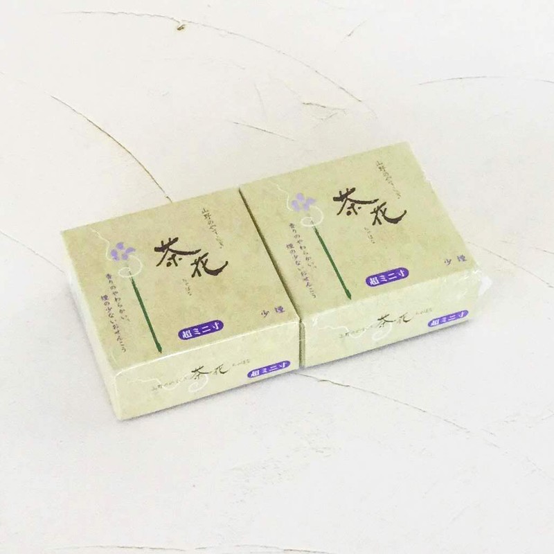Shorindo Incense Sticks 2.4 inches (6 cm), Tea Flowers, Small