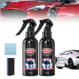 2PCS Yicengy Car Nano Paint Coating Agent Water Displacement Coating, Nurafix Scratch Remover, Nurafix Scratch Repair, Auto Nano Ceramic Coating Polishing Spraying,Fast Repairing Scratch (120ML)