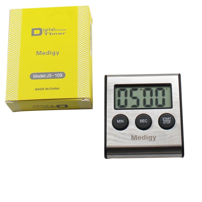 2 PCS Digital Mini Alarm Clock for Kitchen Appliances, Timer,
