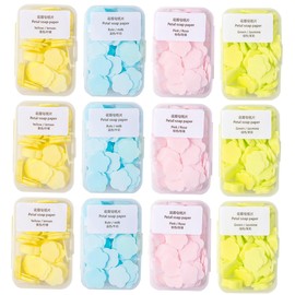 Sosoport 16 Boxes Hand Soap Flakes Travel Soap Flakes Hand Wash Soap Flakes Travelling Soap Flakes Convenient Soap Flakes Hand Washing Soap Slices One-time Soap Flakes Paper Soap