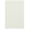 MDS 73-731 Postcard Notes, Vertical Rule, 40 Sheets, Green Ruled