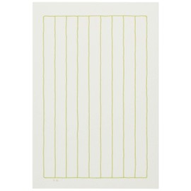 MDS 73-731 Postcard Notes, Vertical Rule, 40 Sheets, Green Ruled
