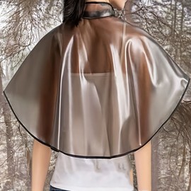 Self-dyeing, dyeing towel, dyeing container, beauty salon, waterproof haircut, perm, 1 piece, translucent black / 셀프염색 염색용타올 염색용기 미용실 방수 이발 커트보 파마보 1개 반투명 블랙