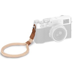 MegaGear Handschlaufe für SLR, DSLR-Kamera, Baumwolle, klein, Zimt, small - 23cm/9inc, MG1795