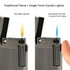 Visol Hubbard Traditional and Torch Flame Refillable Gas Lighter, Flint