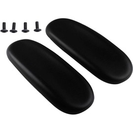 Office Chair Arm Rest Replacement Fits All Styles of Arms with 4" Mounting Hole Patterns Screws Set Desk Armrest Cover(2Pack)