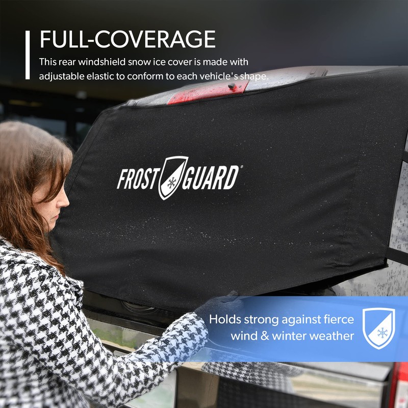 FrostGuard Rear Windshield Cover for Ice and Snow, For SUVs