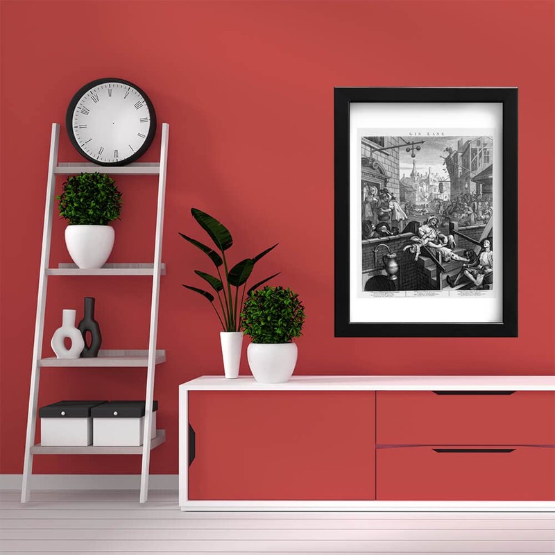 Spiffing Prints William Hogarth - Gin Lane - Medium -