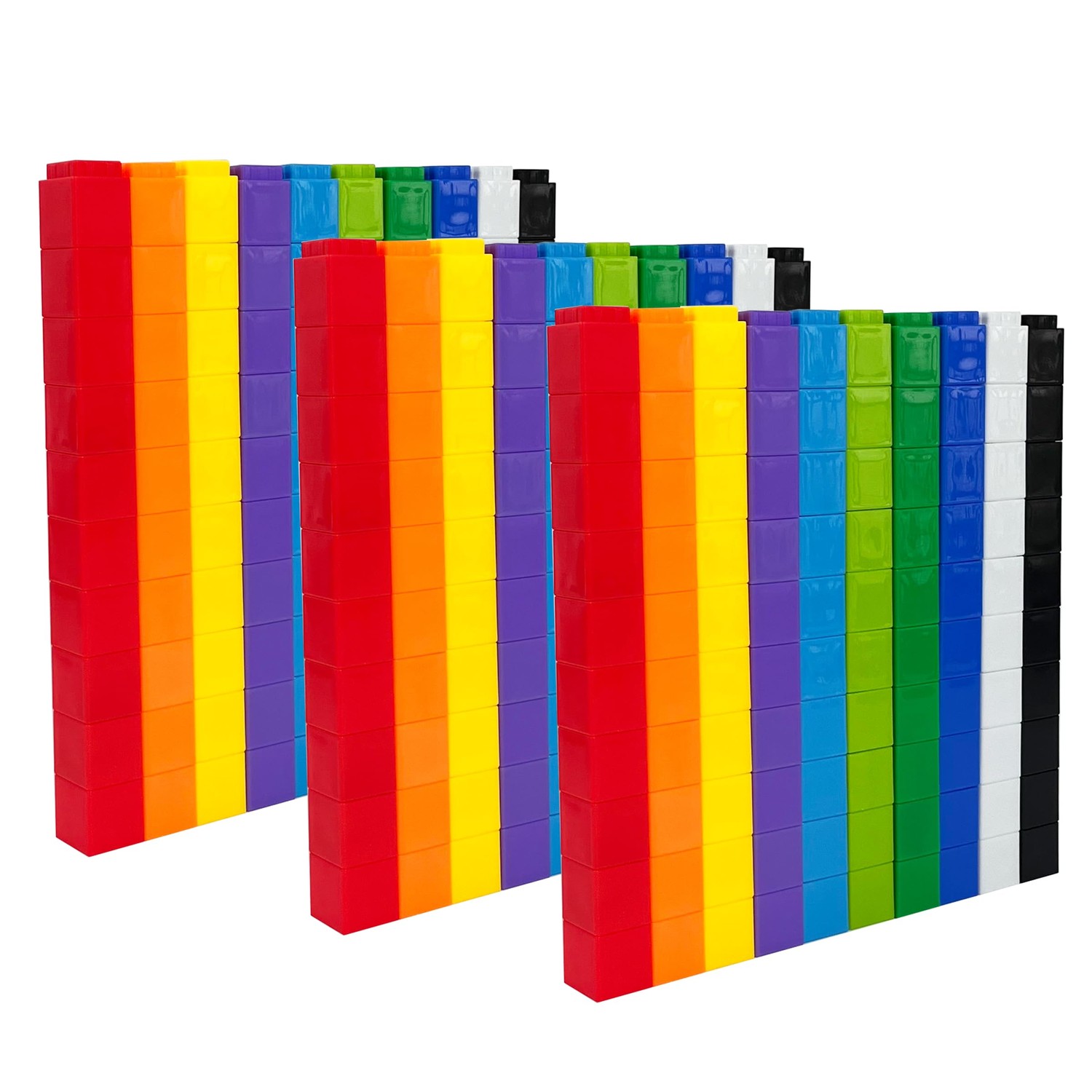 Math Manipulatives Number Blocks Toys For Kids 300 Cubes, Educational ...