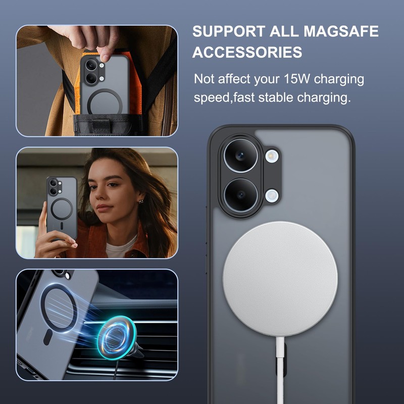 QUIETIP Magnetic Case for Poco X8 Pro Max with Screen