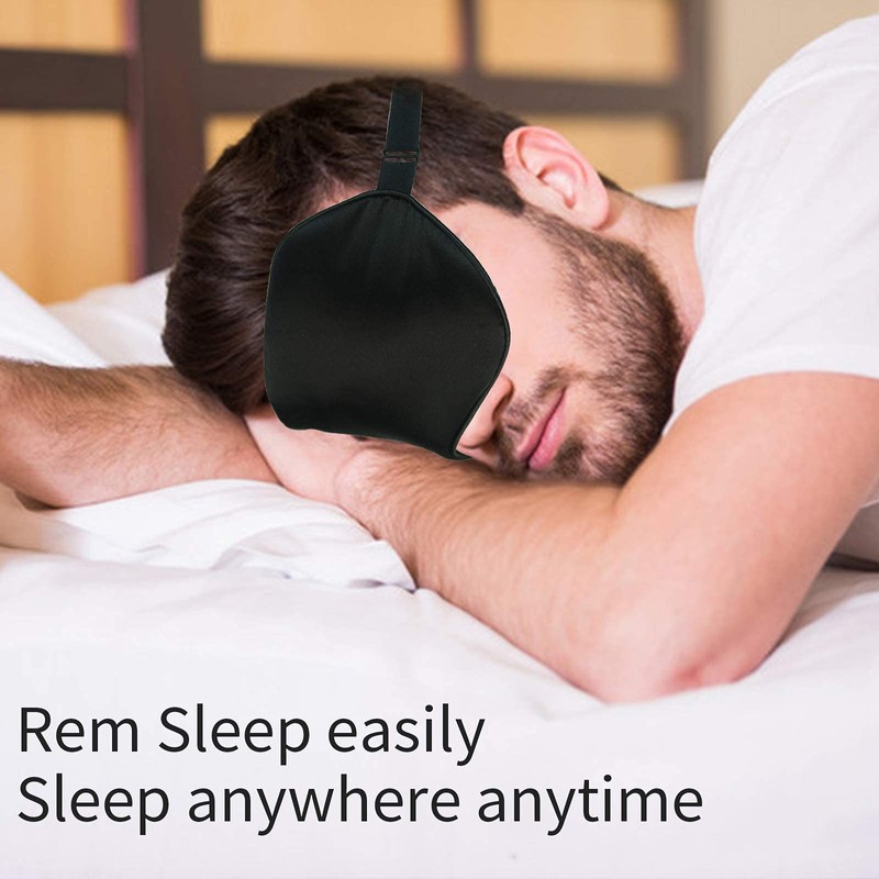 MMCTION Silk Sleep Eye Mask Ultra Comfortable Soft Eye Covers