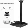 UineHiot Projector Ceiling Mount, Adjustable Height, Aluminum Alloy Material, Compatible
