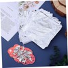 SHINEOFI 100pcs Silver Gilding Foil Imitation Leaf for DIY Art