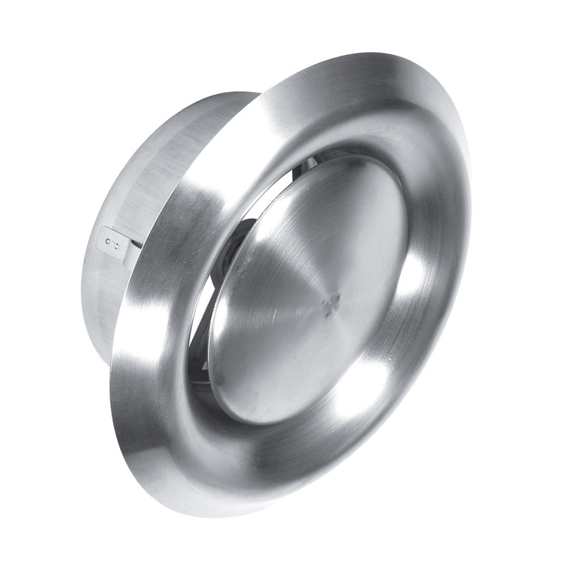 VIFERR Round Ceiling Vent Stainless Steel Adjustable Air Valve Ceiling