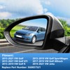 TOP-MAX Driver Side Heated Mirror Glass Compatible with Volkswagen VW