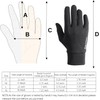 FANEVER Winter Gloves,Touch Screen Gloves Inner Fleece Thermal Warm Water