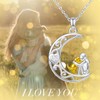 Eusense Dog Necklace for Women Dogs Girl Pendant 925 Sterling